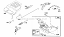 Control Bracket Assy Diagram and Parts List for 123882-3420-01  Briggs and Stratton Engine